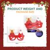Party Decorations Christmas Frame Glasses Christmas Decorative Glasses Santa Claus Eyeglasses