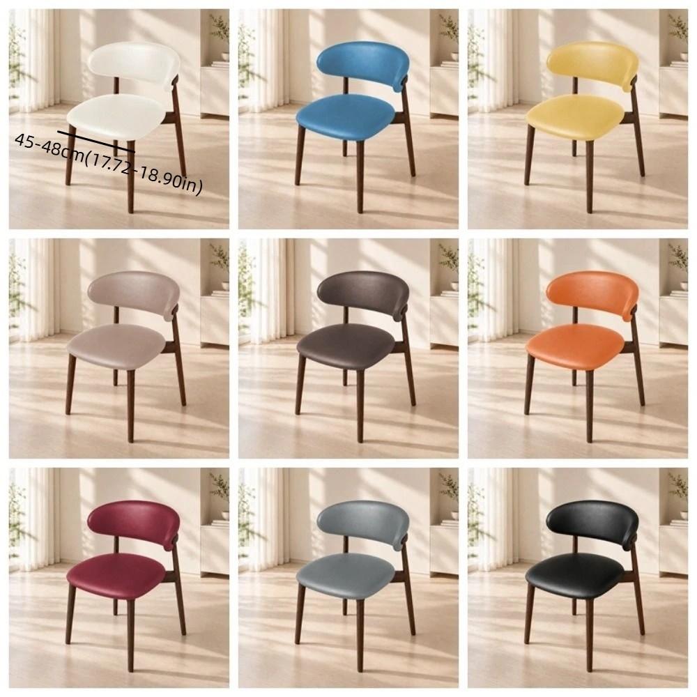 Oil-proof PU Dining Chair Cover Dustproof Chair Slipcover Stool Protective Cover All Seasons
