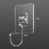 1-20Pcs Strong Self Adhesive Hooks Punch-free Door Wall Hangers Hook for Kitchen Bathroom Home Towel Bags Storage Hanging Holder