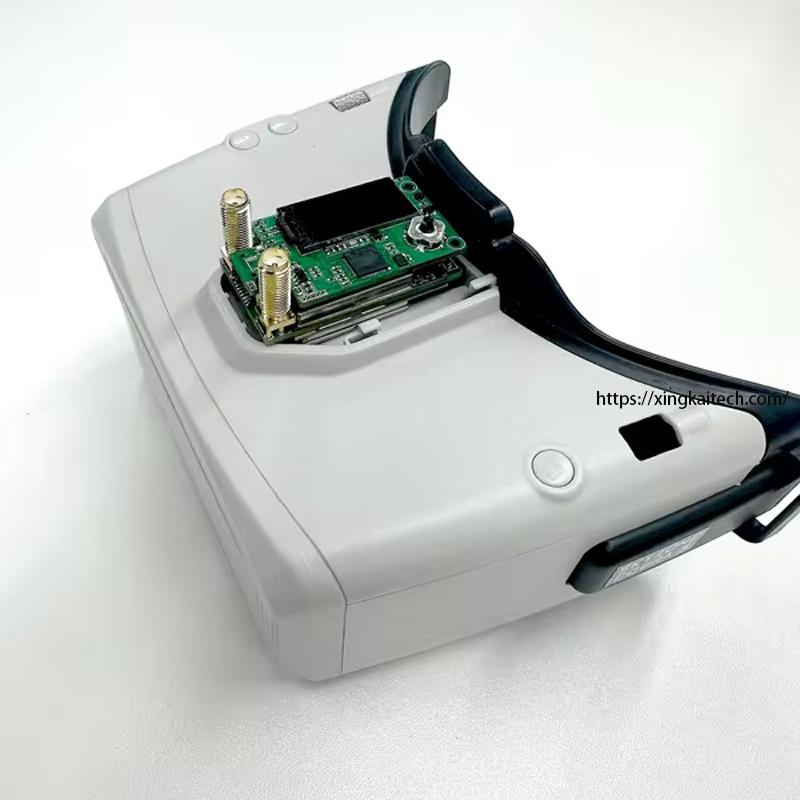 Модуль FPV VRX 1,2/1,3 ГГц 9-канальный высокочувствительный аналоговый модуль приема видео с двумя антеннами