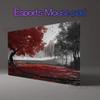 Red Maple Autumn Forest Tcg Playmat Falling Red Leaves Monochrome Grayscale Woodland Scenery Nonslip Desk Mat For Card Game