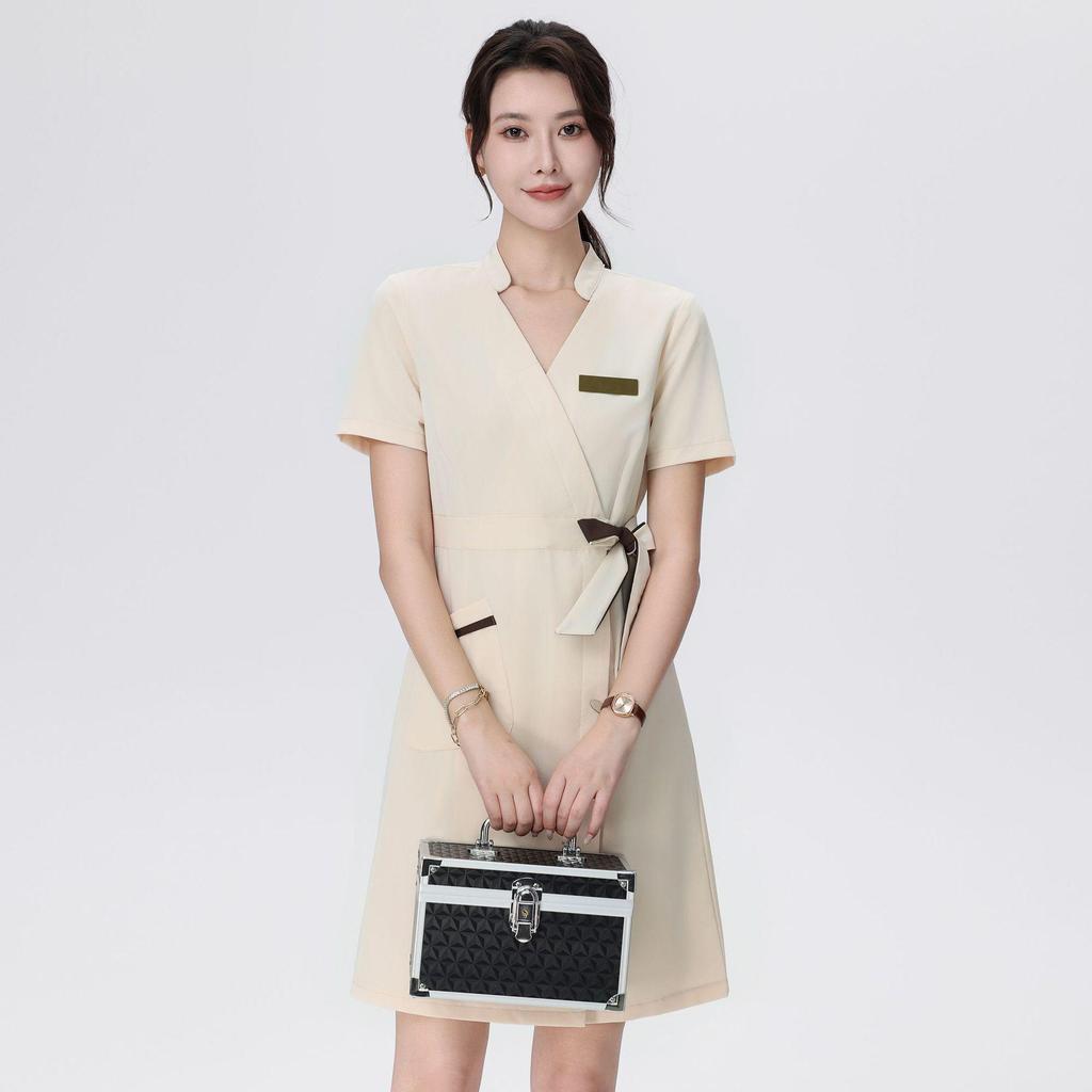 Платье с рукавом до локтя для косметологов, терапевтов салонов красоты и спа