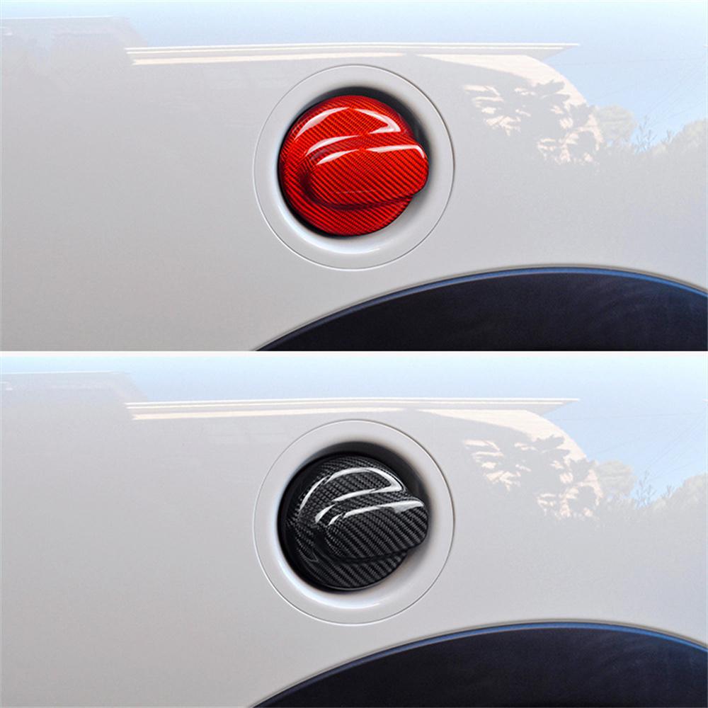 Carbon Fiber Black Fuel Tank Cover Cap For Mini Cooper R Series R55 R56 R57 2.0T