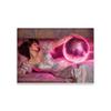 Surreal Disco Ball Portrait Art Print Eclectic Gallery Wall Disco Ball Portrait Art Print Baroque Decor Canvas Painting Decor