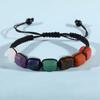 Colorful Natural Stone Adjustable Bracelets - Stylish and Versatile Hand-Woven Jewelry