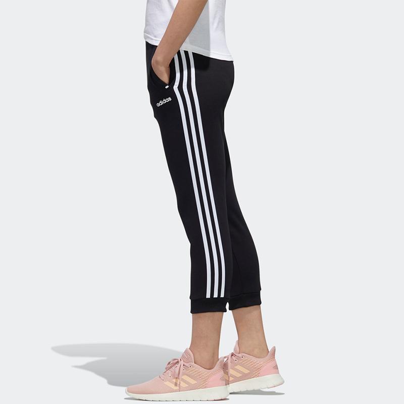 Adidas Трикотажные джоггеры Neo Slim Fit с манжетами, женские, черные, GJ7949