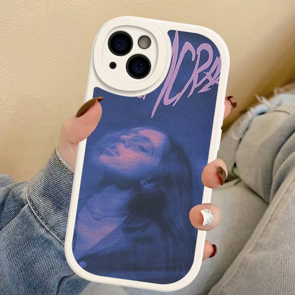 Tate M-McRae Singer For IPhone 16 15 14 13 12 11 Pro Max Plus Shockproof Leather Soft Phone Cover