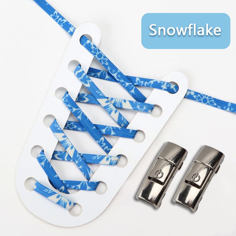 NO.8 Радужные шнурки для кроссовок, новая модернизация, магнитный металлический замок, шнурки без завязок для детей и взрослых, ленивый быстрый шнурок с резиновой лентой, шнурок для обуви