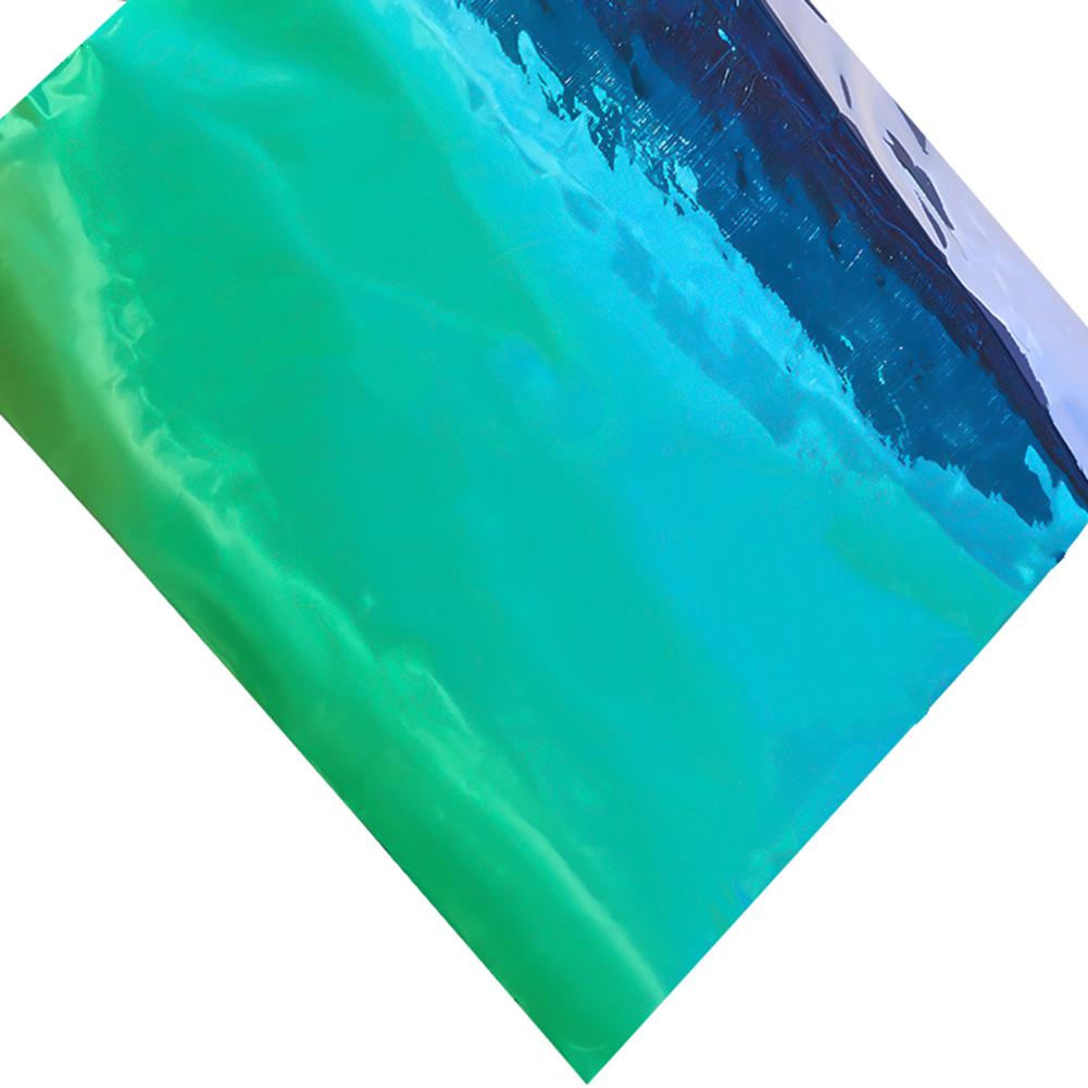 Голографическая радужная хромированная зеленая наклейка для автомобиля, мотоцикла, виниловая пленка, листы с наклейками, глянцевая смена цвета, НЕ растягивается