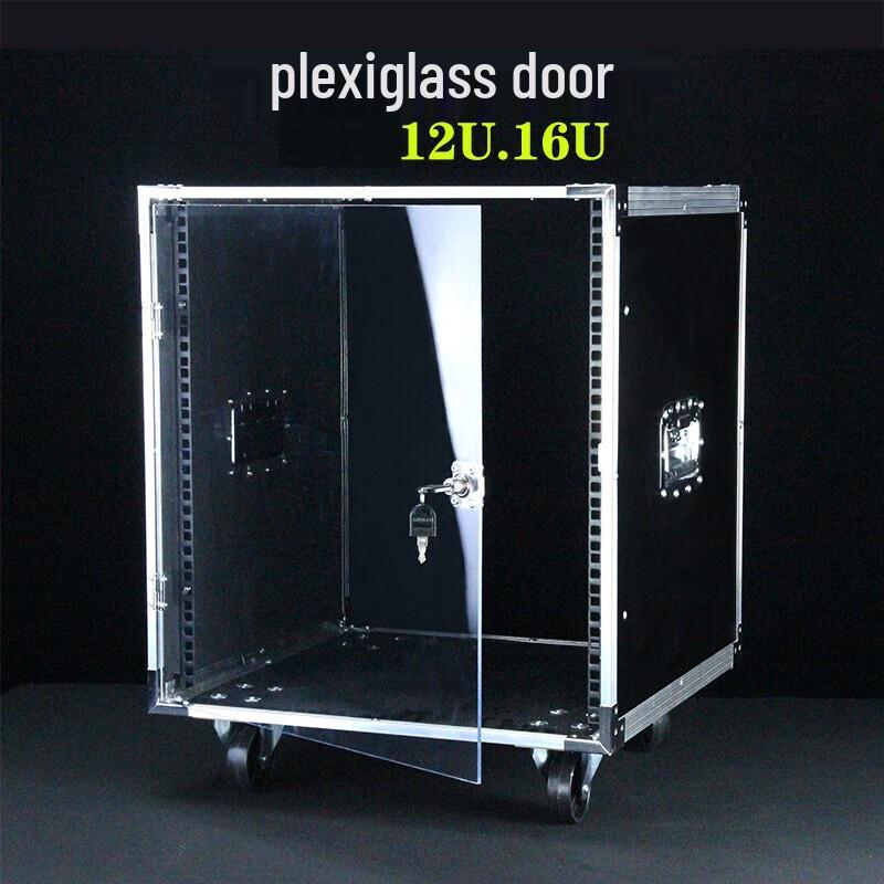 MVCORWNS 16U Reinforced Acrylic Door Audio Rack Cabinet CN plug (adapter included)