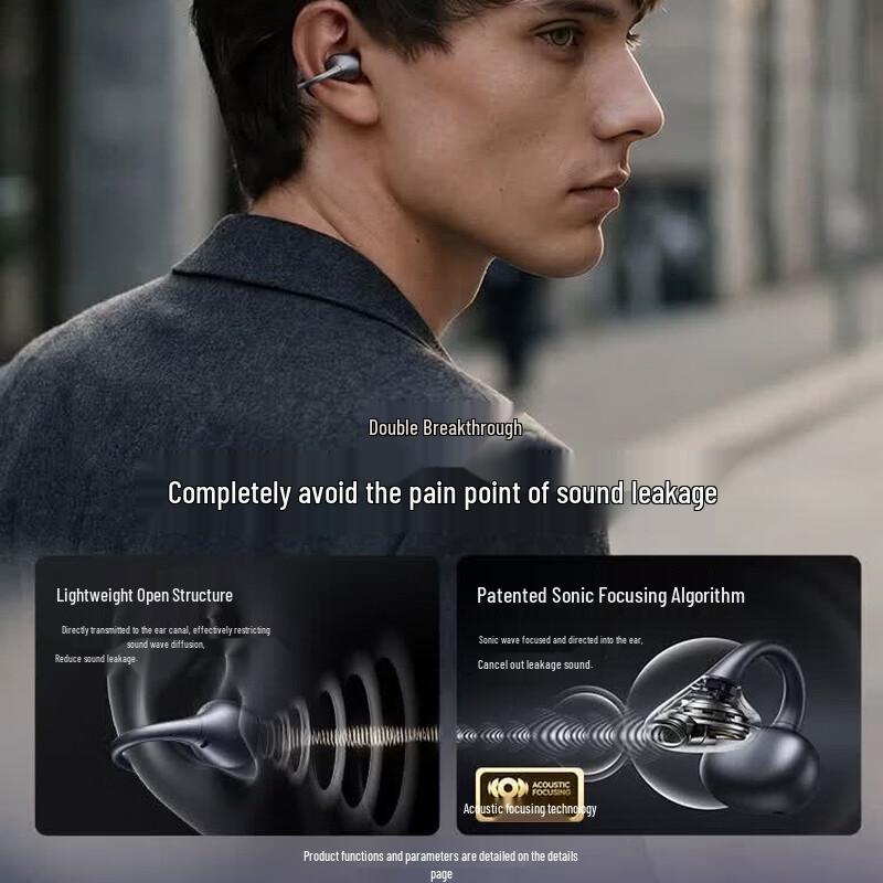 SANAG ANC Зажимные AI-переводящие Bluetooth-наушники