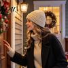 Thermal Insulation Knit Cap Unisex Wool Knitted Hat Soft Color High Elastic Winter Ribbed Melon Hat Hip Hop Style Windproof Fashionable for