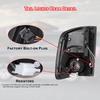 Светодиодные задние фонари для Chevy S10 1994-2004, GMC Sonoma, Isuzu Hombre - Хромированный корпус, Дымчатое стекло