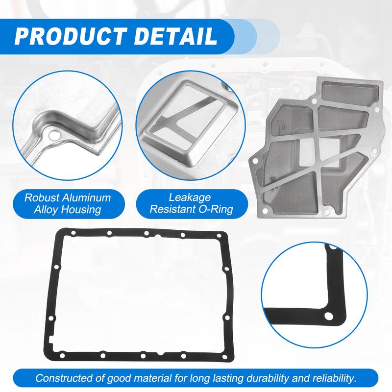 UXCELL A43DE Car Transmission Filter Oil Pan Gasket Kit Fit for Chevrolet No.3530330060
