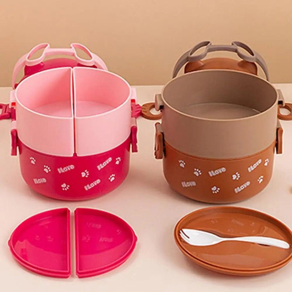 1Pcs Stackable Thermal Bento Box Children Food Storage Container New Lunch Box