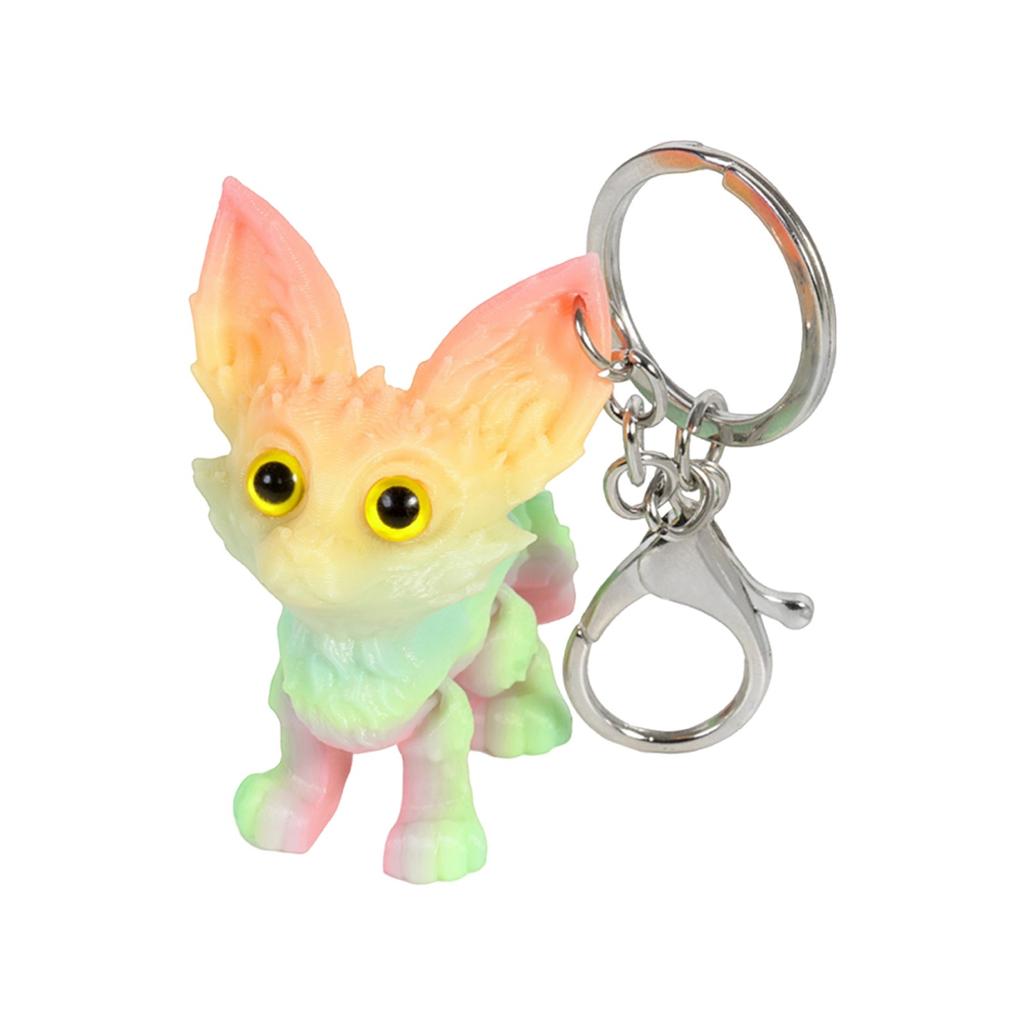 3D-печатный милый трехмерный брелок для ключей школьный рюкзак маленький кулон подарок маленький орнамент