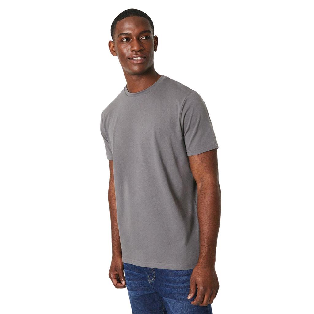 Maine Mens Plain Cotton Crew Neck T-Shirt