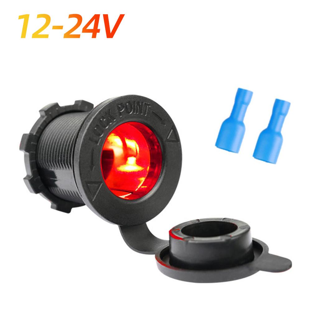 Гнездо прикуривателя для автомобиля, морского мотоцикла, квадроцикла, автофургона, розетка, розетка, водонепроницаемая вилка 12 В