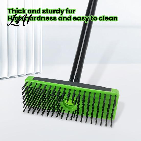 Garden Path Grout Cleaner 3-in-1 Deck Brush Floor Scrub Brush with Long Handle Detachable Stand-Up Cleaning Weed for Outdoor Stone Joints