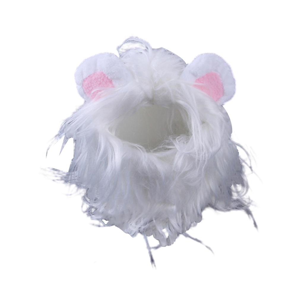 Pet Lion Head Cover,Cat Lovely Lion-Shape Manes Costume for Halloween Christmas Party,Cosplay Decorations Accessories for Pets