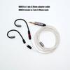 Female to Male MMCX to 2 Pin 0.78mm Adapter Cable for AS10 AS06 AS10 ZST ZS3AS10 Daily Use