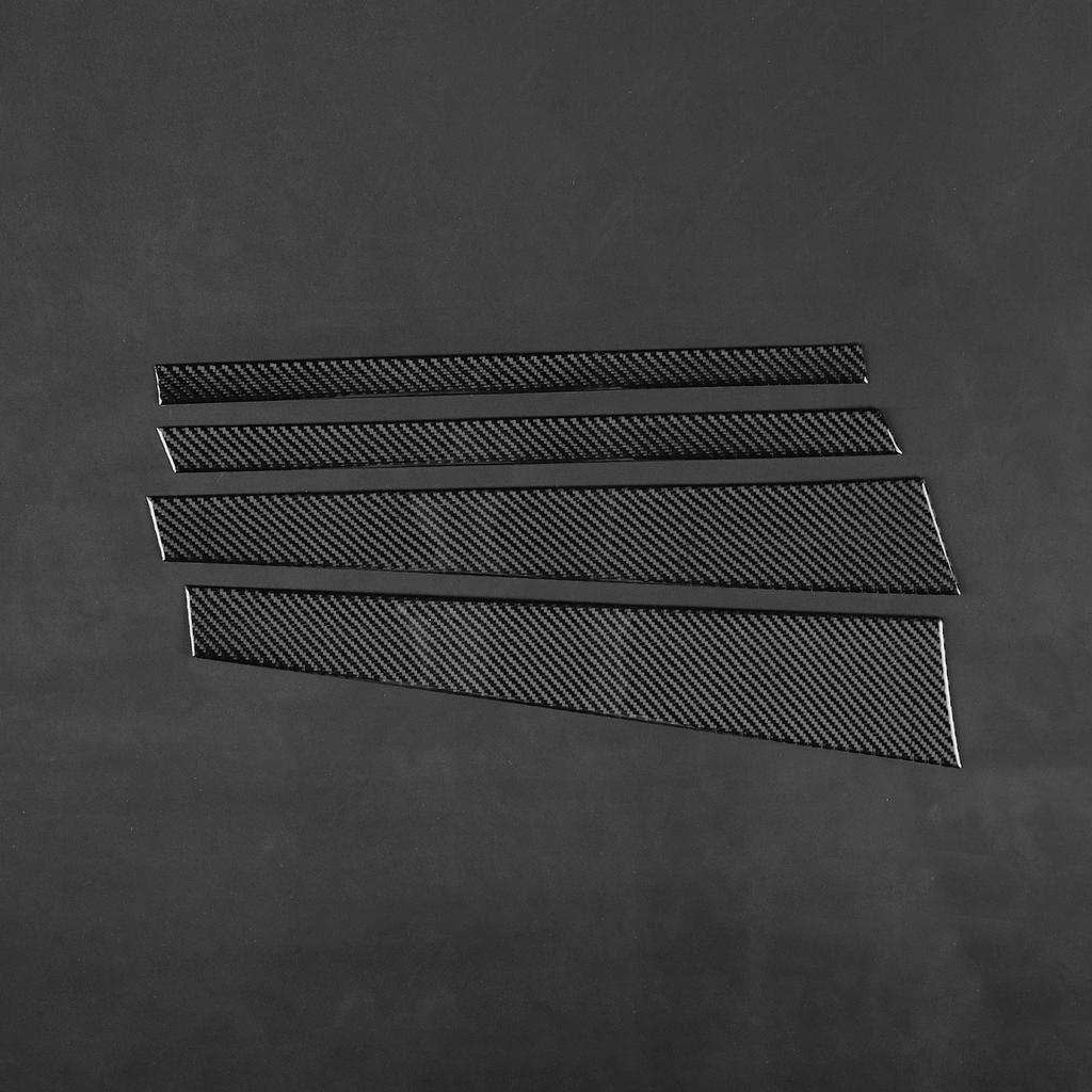 For BMW X5 F15 2014 2015 2016 2017 2018 Carbon Fiber External Door B-pillar Panel Cover Trim Car Accessories Decoration Sticker