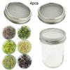Simplify Sprouting At Home with 4pcs Stainless Steel For Jar Sprout Lids