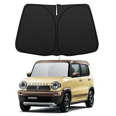 Новейший солнцезащитный козырек BLUESEATEC на лобовое стекло для Suzuki Hustler для защиты от легкого нагрева и УФ-лучей для автомобиля Предотвращает нагрев салона Включает место для хранения Легкий