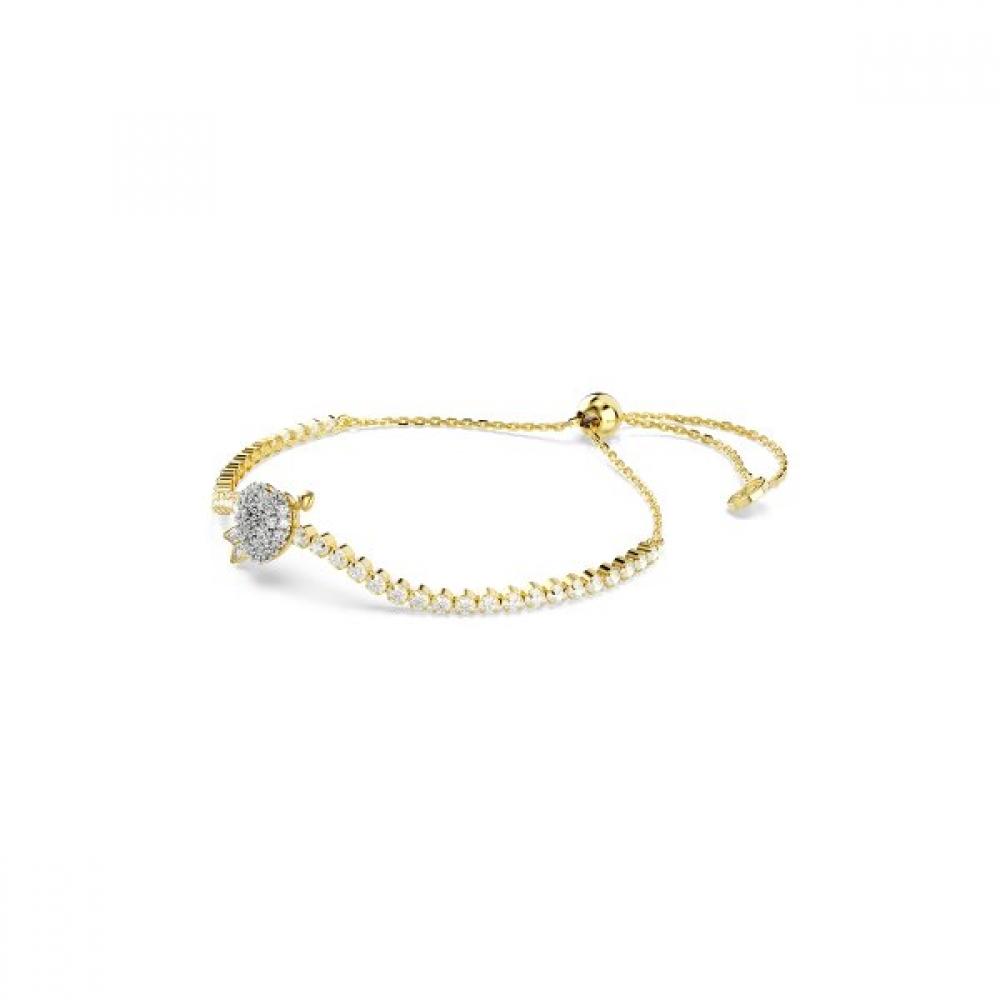 Swarovski Heart With Arrow Gold Tone Bracelet 5744061
