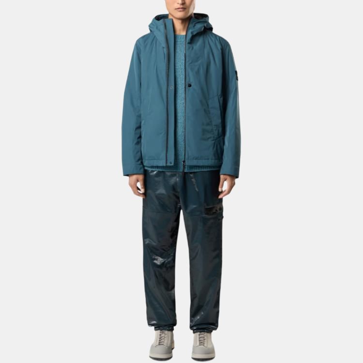STONE ISLAND Logo Patch Hooded Jacket K2S154100047S0026-V0057