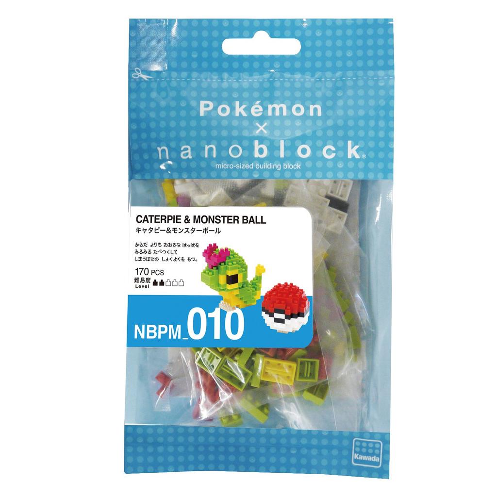 Nanoblock Pokemon Pokemon Caterpie & Pokeball NBPM010