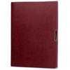 Система формата A5 100 листов карточек для записей, планировщик расписания, 6 отверстий, на кольцах, кожа, бумага, держатель, карман, планировщик, папка, (Красное вино)