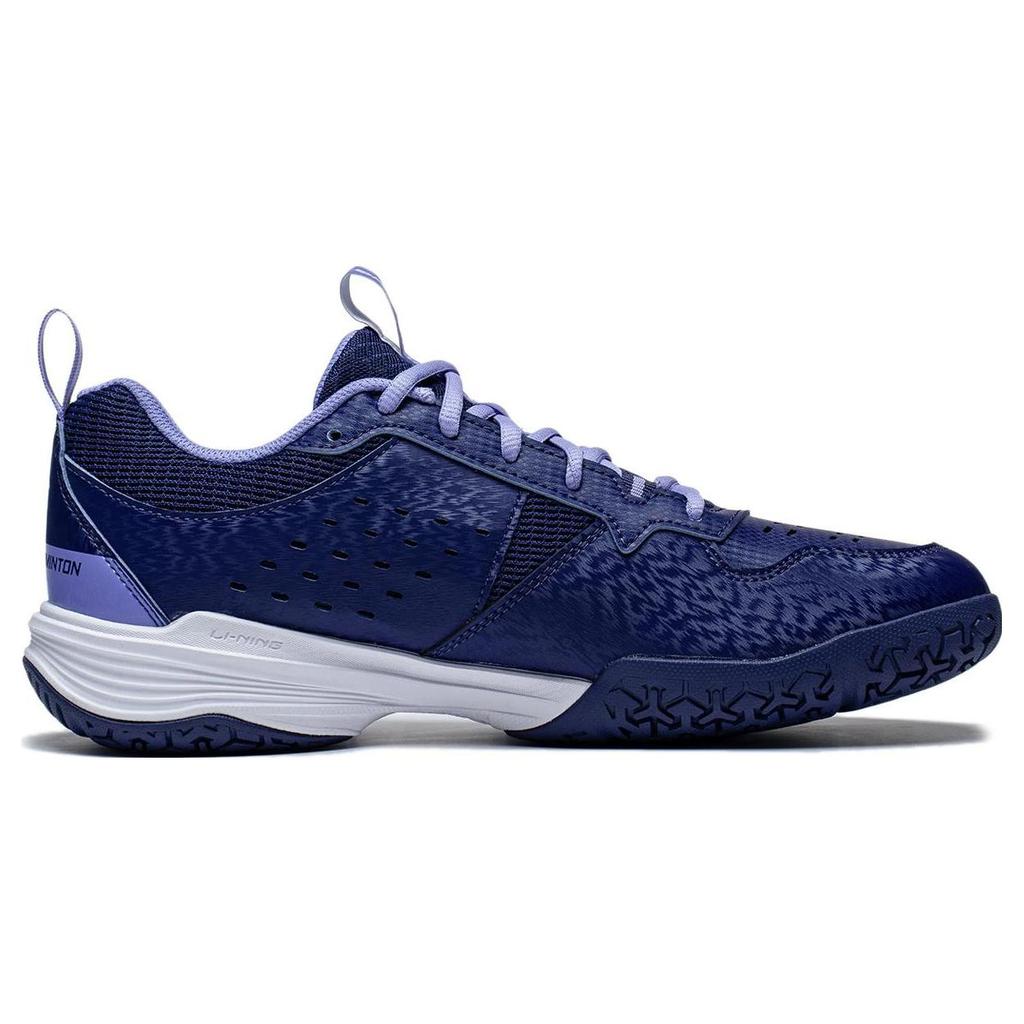 Li Ning Ace V Удобные, нескользящие, износостойкие, дышащие низкие бадминтонные кроссовки, унисекс, темно-синие, AYTT001-1