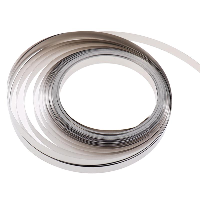 2 M / 5M Width 8/10/15mm Thickness 0.15/0.2mm Nickel Plated Steel Strip Connector Belt For 18650 Li-ion Batteries Spot Welding