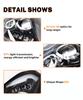 E-MARK для Yamaha MT 09 2014 MT 07 2018-2019 мотоциклетная светодиодная фара в сборе DRL 110 Вт водонепроницаемая мотоциклетная фара