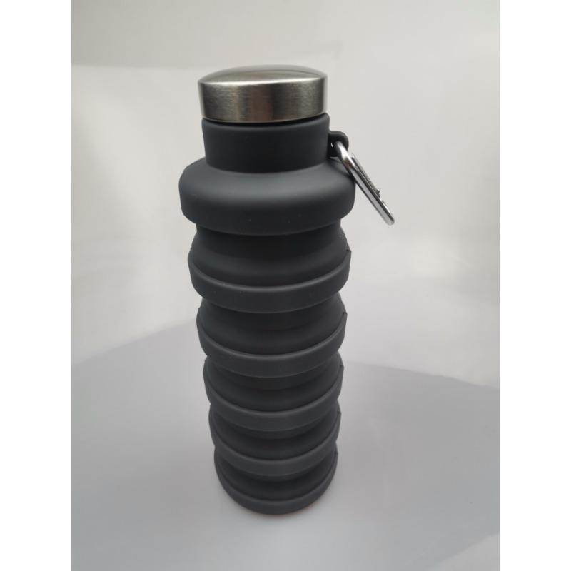 500 мл креативный силиконовый складной чайник для бега, фитнеса, портативный сжатый стакан для спорта на открытом воздухе