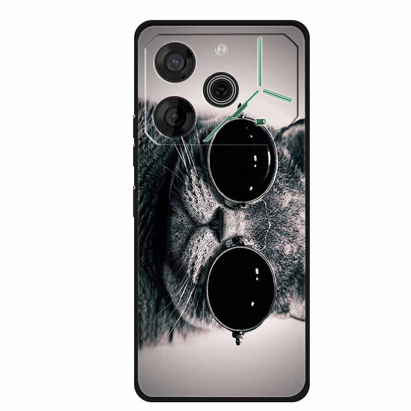 Чехол для Tecno Pova 6 Neo Животные ТПУ Мягкий Силикон Задняя Крышка Чехлы для Телефона для Tecno Pova 6Neo 6.78" Ударопрочный Волк Крутой funda