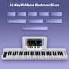 61-Key Foldable Electronic Piano Multifunctional Electronic Organ 61 Keys Sensitive Piano Keyboard