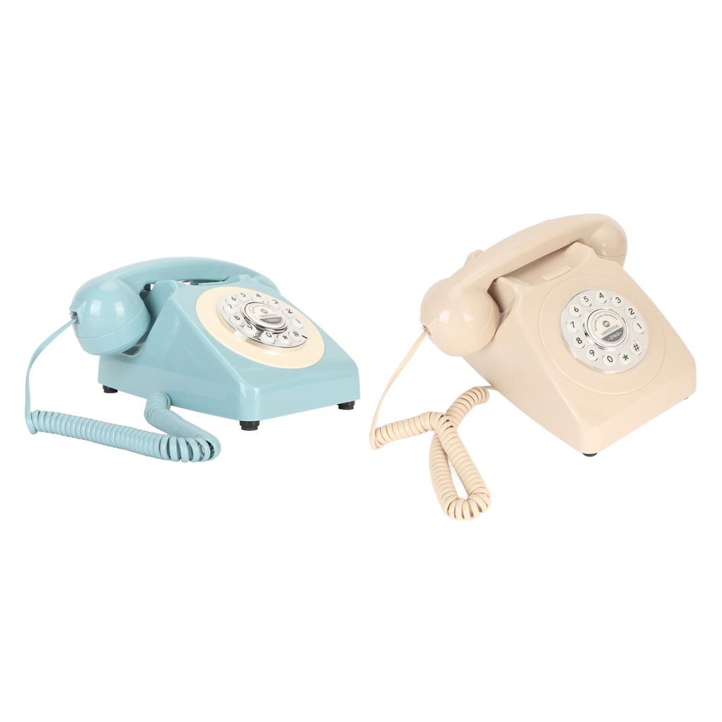 Винтажный телефон с кнопкой набора номера, запись звукового сообщения, ретро-стационарный телефон для свадебной вечеринки дома