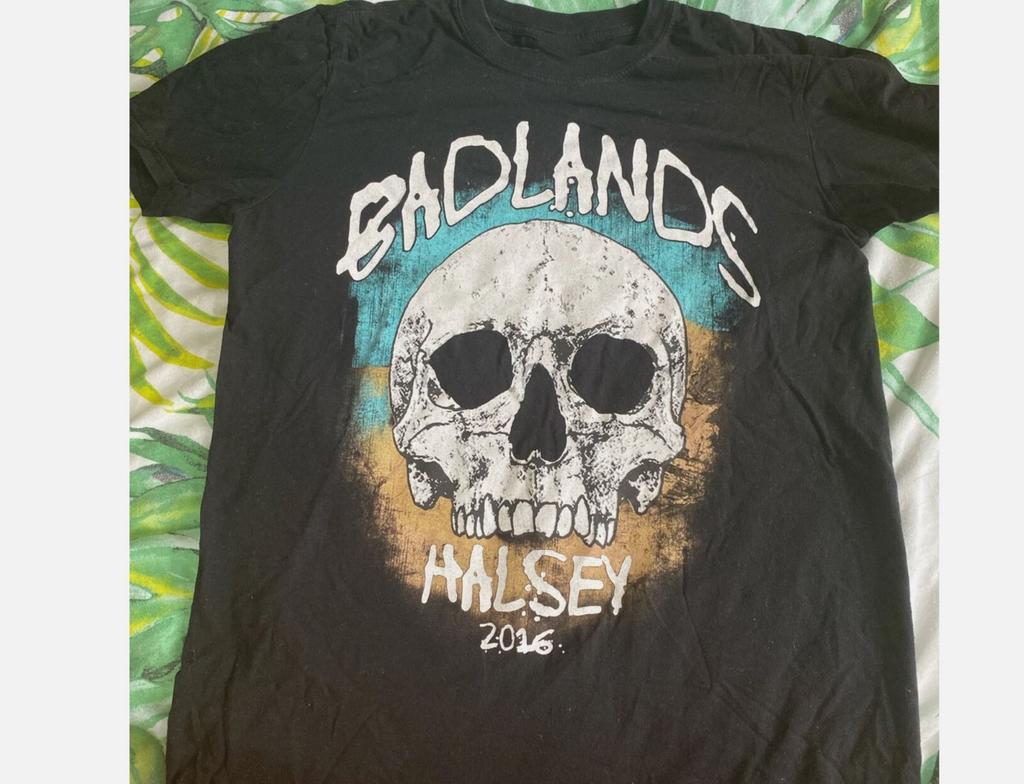 Холзи тур Badlands 2016 Хлопковая черная футболка с коротким рукавом Все размеры