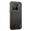 KADEM Чехол для Xiaomi 15 Pro Гальваническое покрытие Шелковистая текстура ПУ+ТПУ Задняя крышка телефона