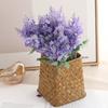 Искусственный цветок шелковый фиолетовый лаванда домашний уличный садовый декор букет поддельный свадебный рождественский день аксессуары для вечеринки
