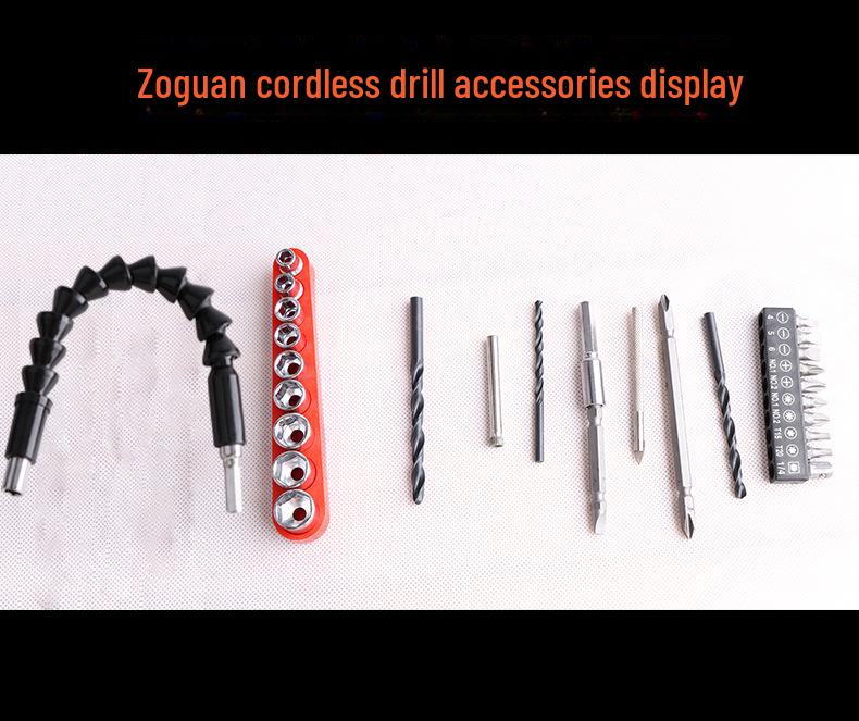 Zoguan 12V двухскоростная многофункциональная аккумуляторная дрель и электрическая отвертка