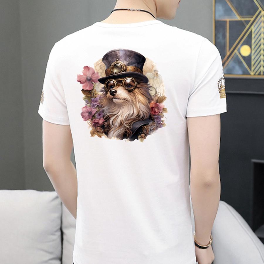 Термальная нашивка с цветами и животными, наклейки на одежду, Diy, теплопередача, Parches Ropa, нашивки на одежду, наклейки-наклейки