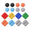 PlayVital Silicone Button Cover Thumb Grip Set for Nintendo Switch 2 Includes 8 Colorful ABXY Button Caps and 4 Stick Caps & Joy-Con 2, (Black, Gray,
