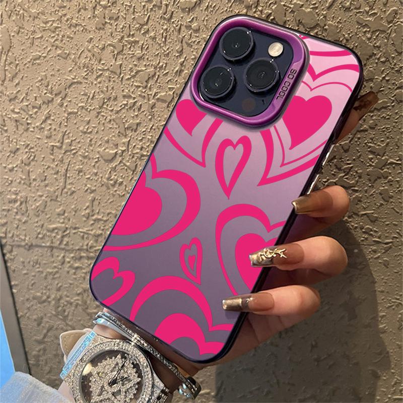 Чехол для телефона iPhone 16 15 14 Pro Max 11 12 13 X XR XS 7 8 Plus SE Fashion Latte Coffee Love Heart противоударный бампер IMD Cover