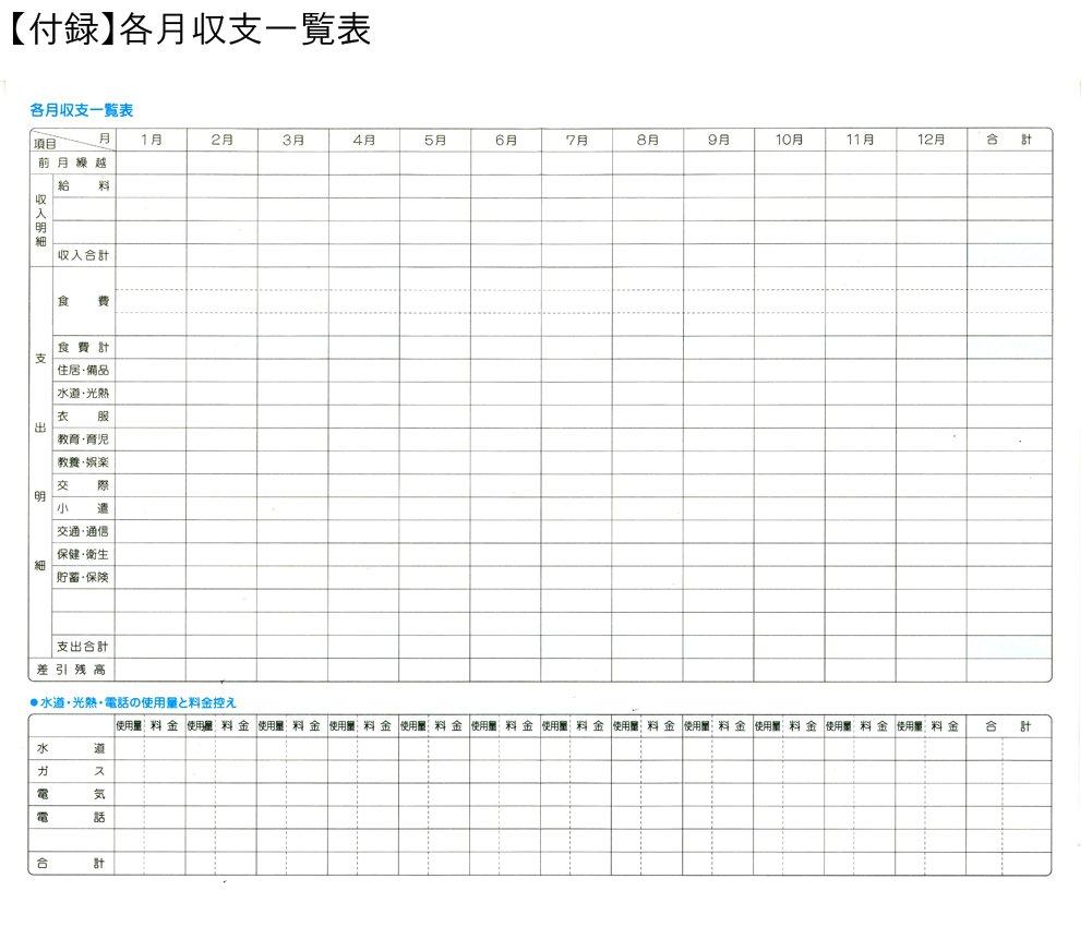 KOKUYO Note Household Account Book Twin Ring Binding 64 Sheets B5 Red Sui-T210R