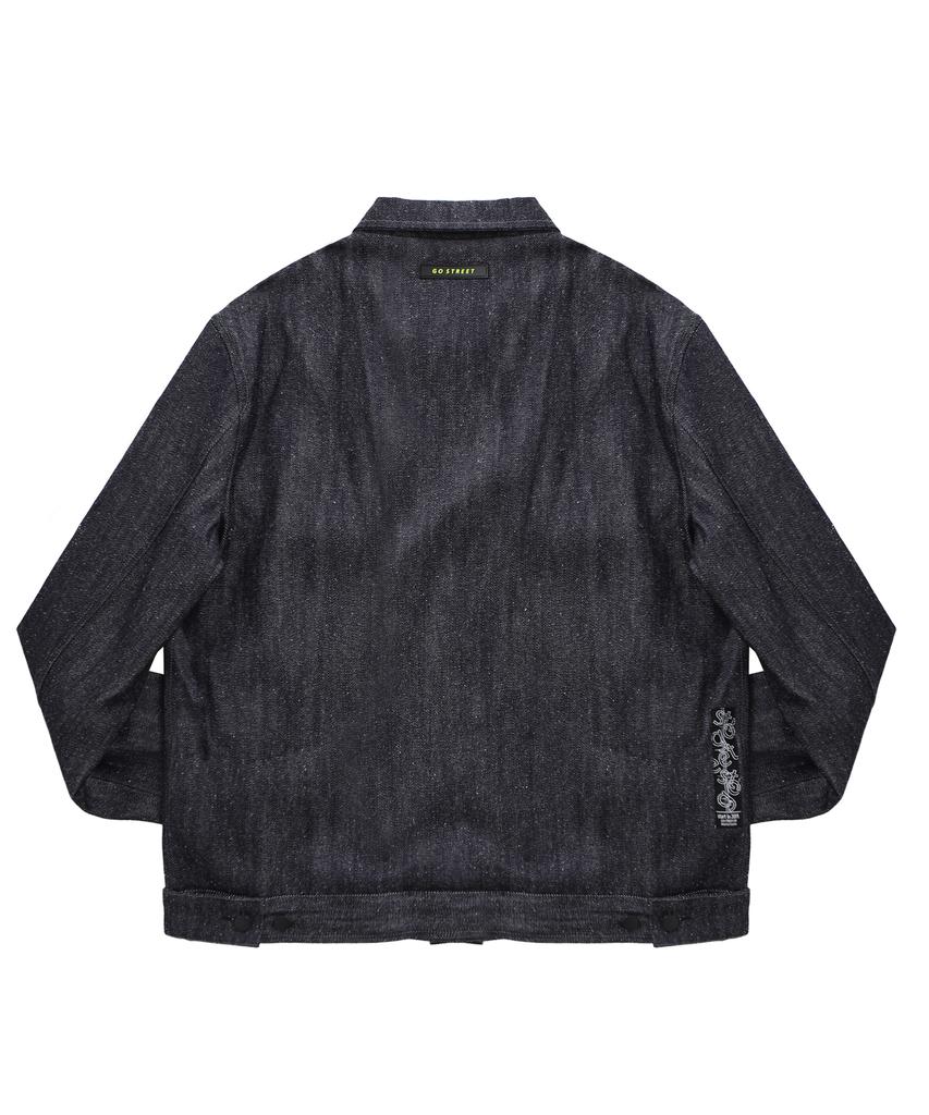 Джинсовая куртка Gostreet Regular Fit, новая, из необработанного денима