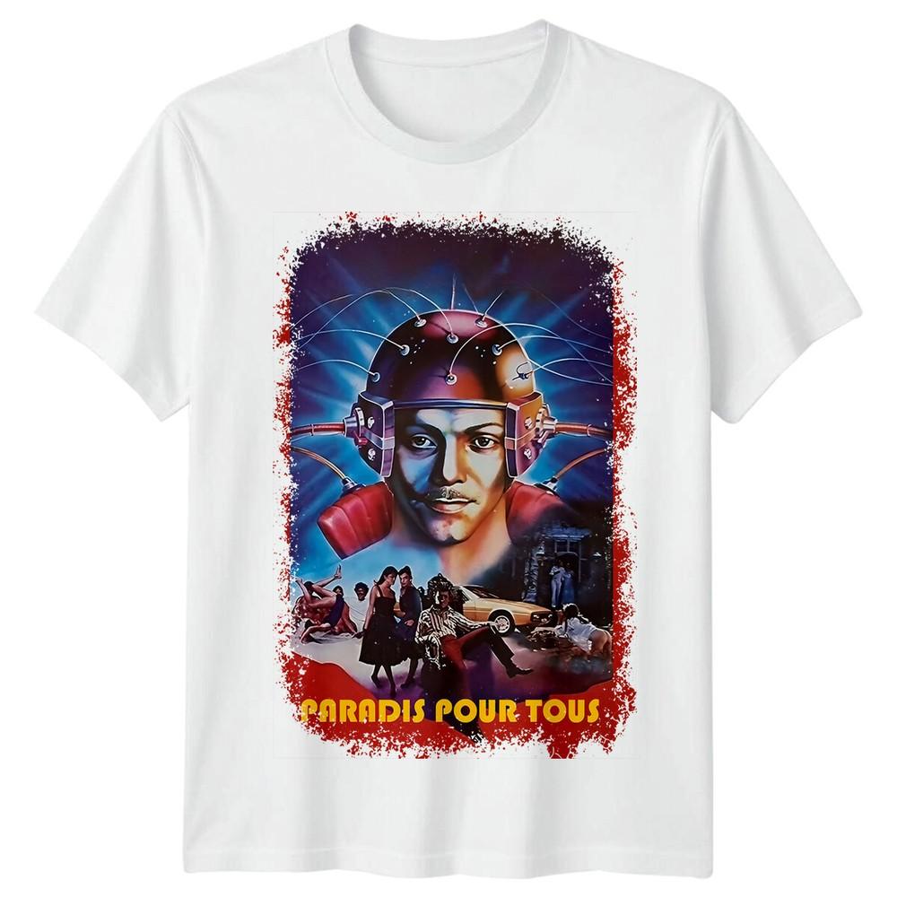 Paradise For All 1982 Movie Poster Inspired Tshirt Retro 80s Tee Unisex