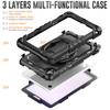 For Lenovo Tab K9 TB305FU Case Ring Kickstand PC+Silicone Shockproof Tablet Cover